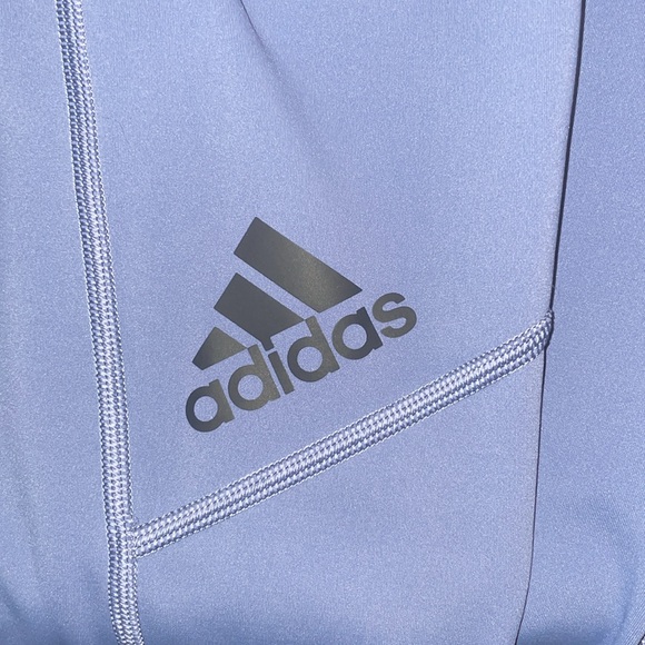 Adidas TECHFIT Girls Leggings/Tights Junior Size M 12-14 purple good condition - Picture 6 of 11